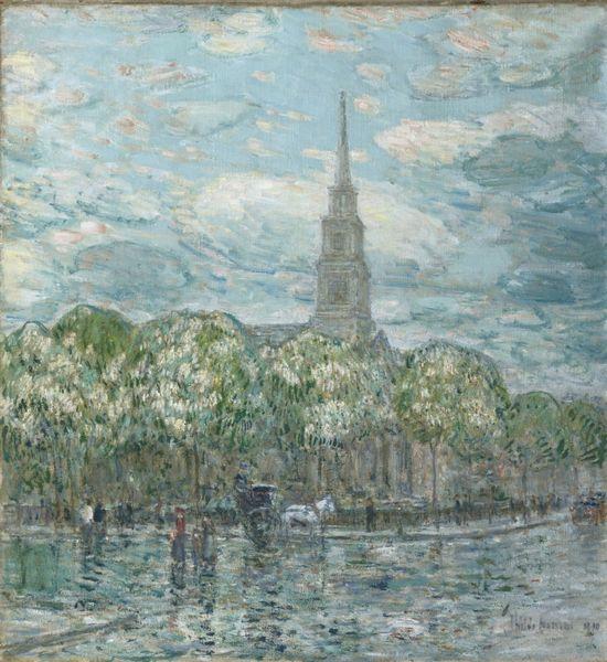 Childe Hassam Marks in the Bowery Germany oil painting art
